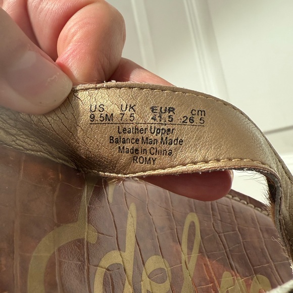 Sam Edelman ROMY Women's Leopard Print Cork Wedge Sandals Size 9.5M - Picture 7 of 7